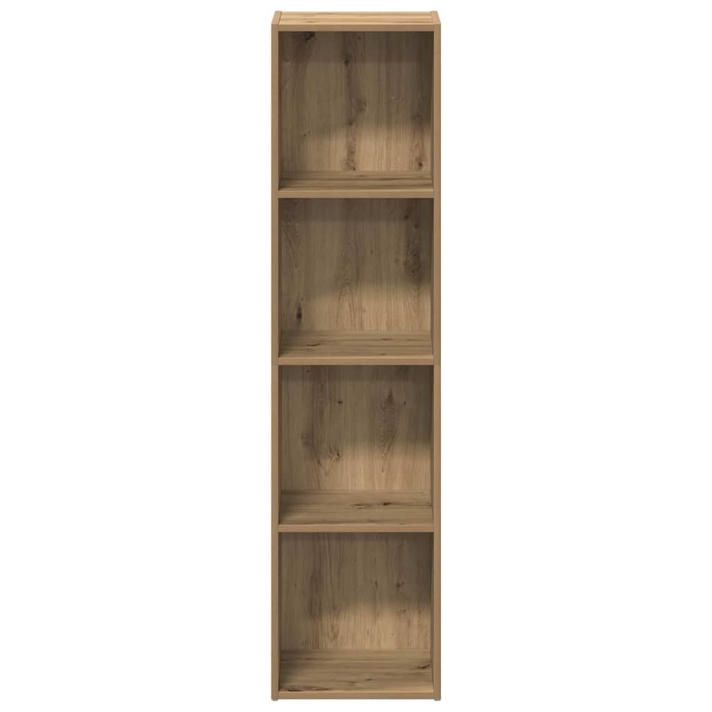 Bibliothèque chêne artisanal 36x30x143 cm bois d'ingénierie - XIOS