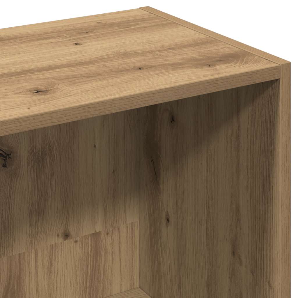 Bibliothèque chêne artisanal 66x30x130 cm bois d'ingénierie - XIOS