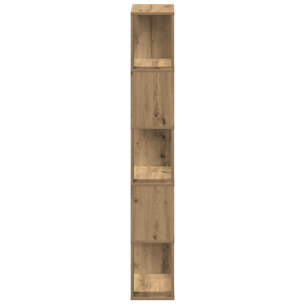 Bibliothèque chêne artisanal 45x24x159 cm bois d'ingénierie - XIOS