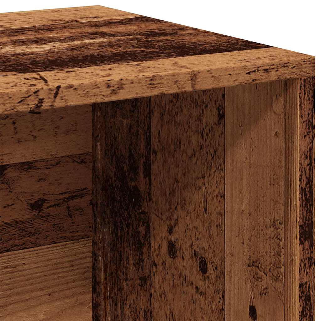 Boîtes de rangement LP vieux bois 69,5x34x36 cm bois ingénierie - XIOS