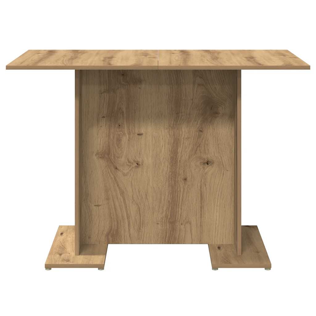 Table à manger chêne artisanal 110 x 60 x 75 cm bois ingénierie - XIOS