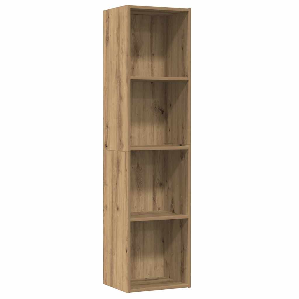 Bibliothèque/Meuble TV vieux bois 36x30x143cm bois d'ingénierie - XIOS