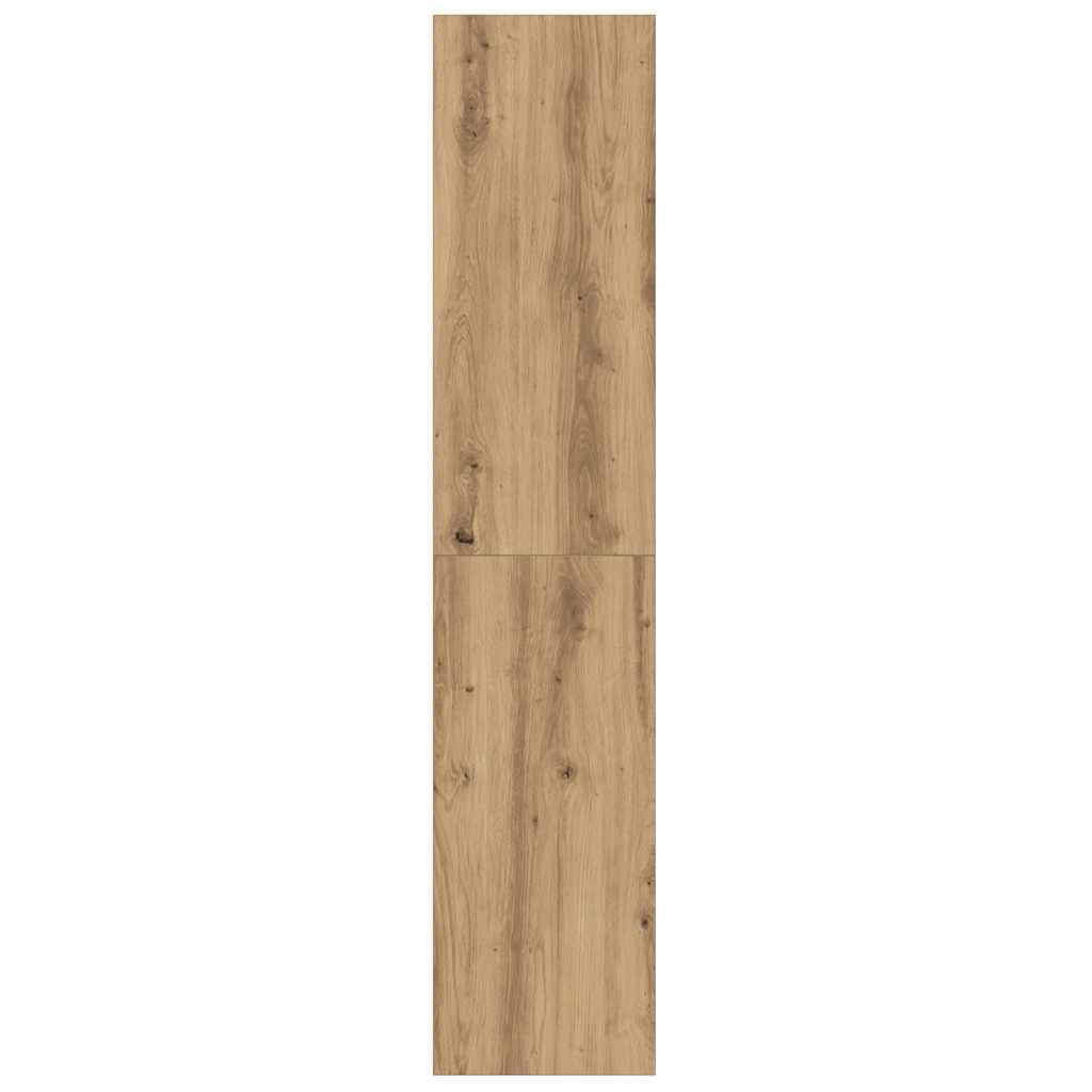 Bibliothèque/Meuble TV vieux bois 36x30x143cm bois d'ingénierie - XIOS