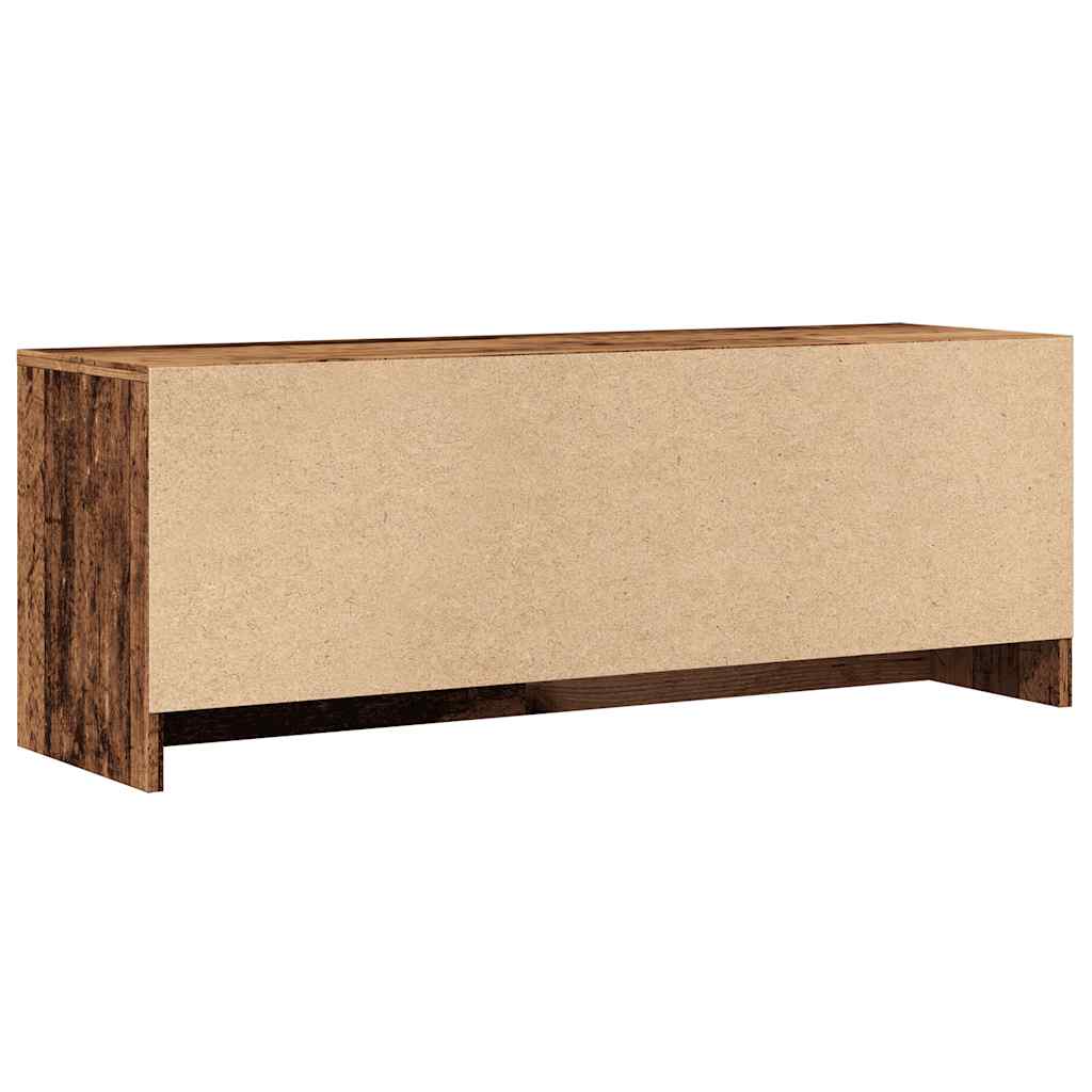 Meuble TV vieux bois 102x30x37,5 cm bois d'ingénierie - XIOS