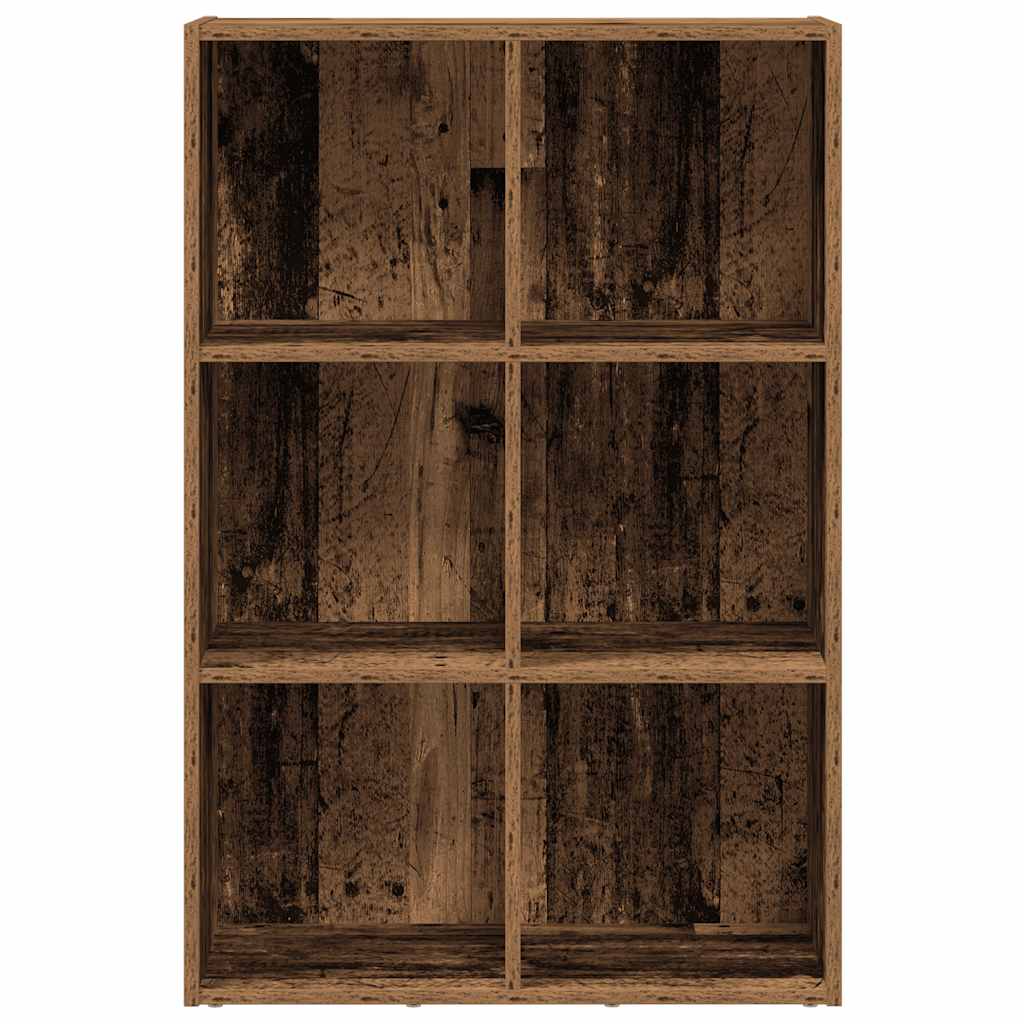 Bibliothèque/Buffet vieux bois 66x30x98 cm bois d'ingénierie - XIOS