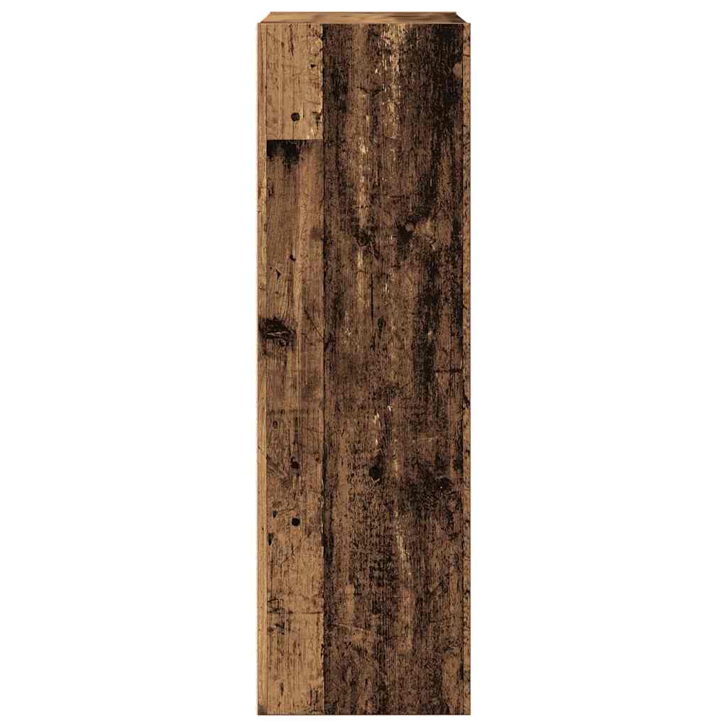 Bibliothèque/Buffet vieux bois 66x30x98 cm bois d'ingénierie - XIOS