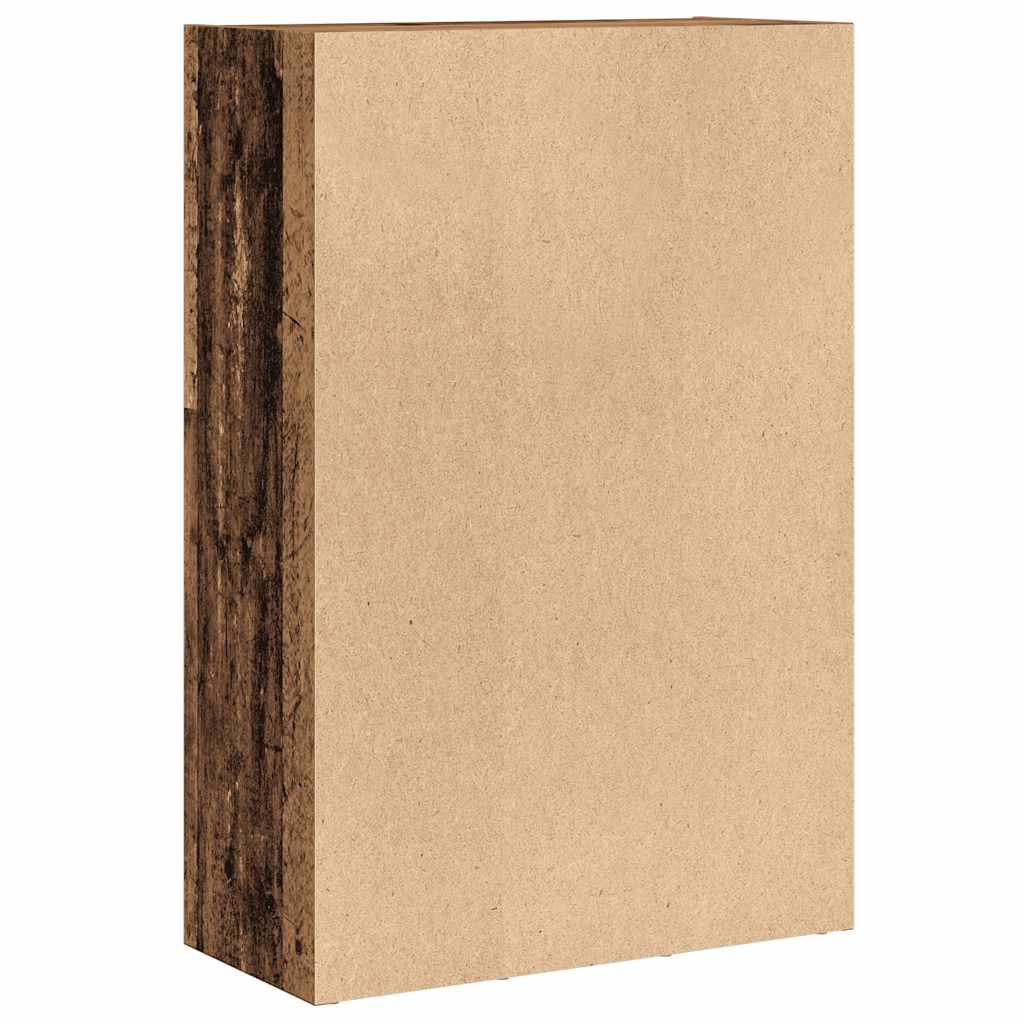 Bibliothèque/Buffet vieux bois 66x30x98 cm bois d'ingénierie - XIOS