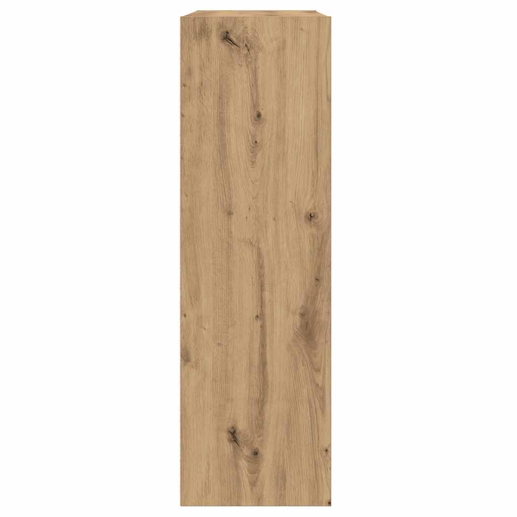 Bibliothèque/Buffet chêne artisanal 66x30x98 cm bois ingénierie - XIOS