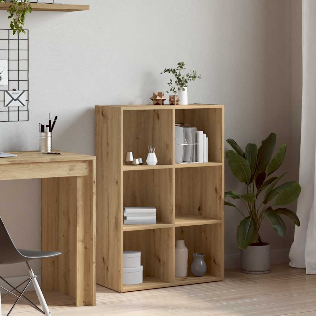 Bibliothèque/Buffet chêne artisanal 66x30x98 cm bois ingénierie - XIOS