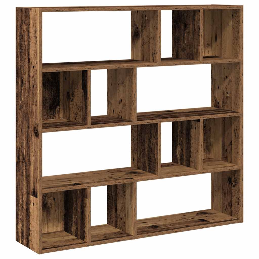 Bibliothèque/Séparateur de pièce vieux bois 105x24x102 cm - XIOS