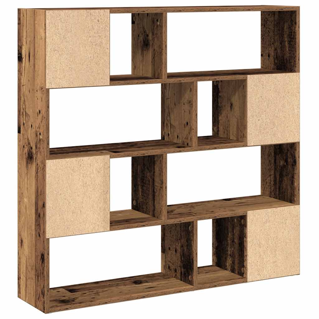 Bibliothèque/Séparateur de pièce vieux bois 105x24x102 cm - XIOS