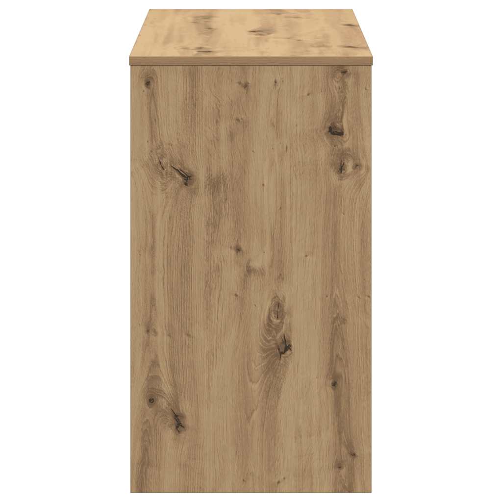 Bureau chêne artisanal 90x40x72 cm bois d'ingénierie - XIOS