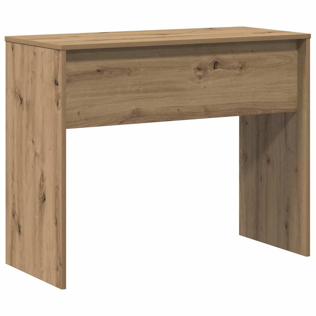 Bureau chêne artisanal 90x40x72 cm bois d'ingénierie - XIOS