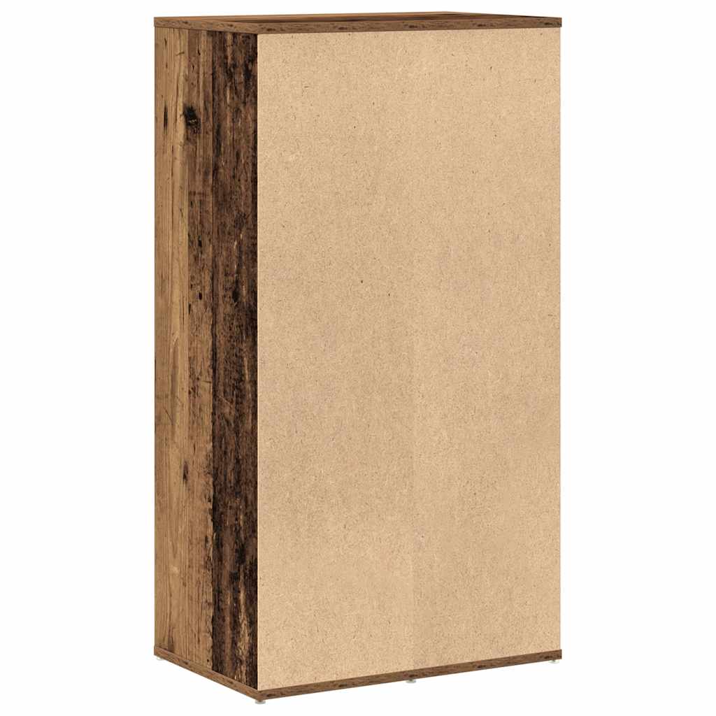 Étagère à chaussures vieux bois 54x34x100,5cm bois d'ingénierie - XIOS