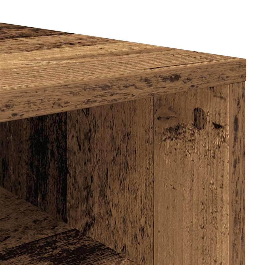 Étagère à chaussures vieux bois 54x34x100,5cm bois d'ingénierie - XIOS