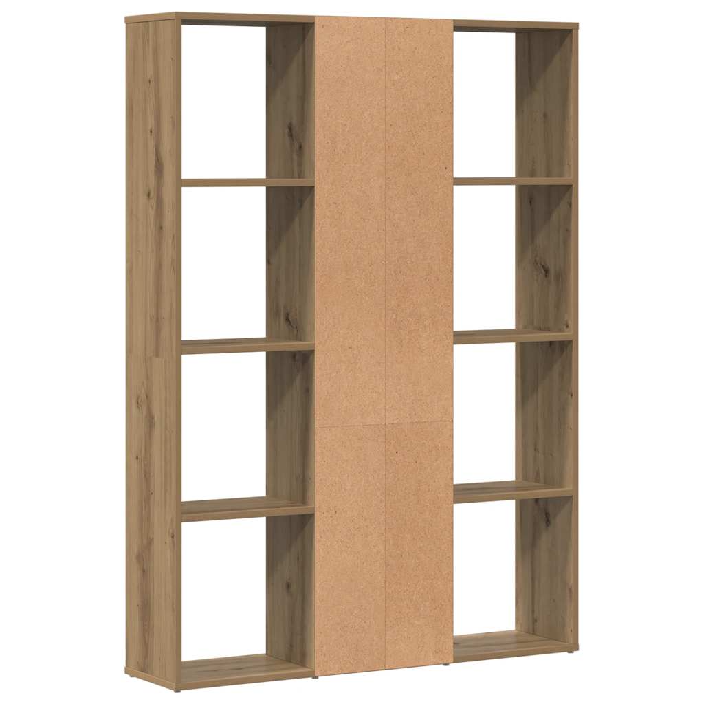 Séparateur de pièce/Bibliothèque chêne artisanal 100x24x140 cm - XIOS