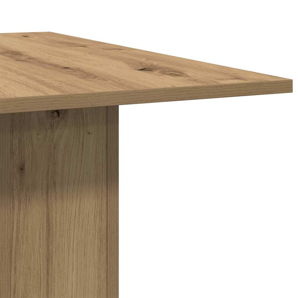 Table à manger chêne artisanal 180x90x76 cm bois d'ingénierie - XIOS