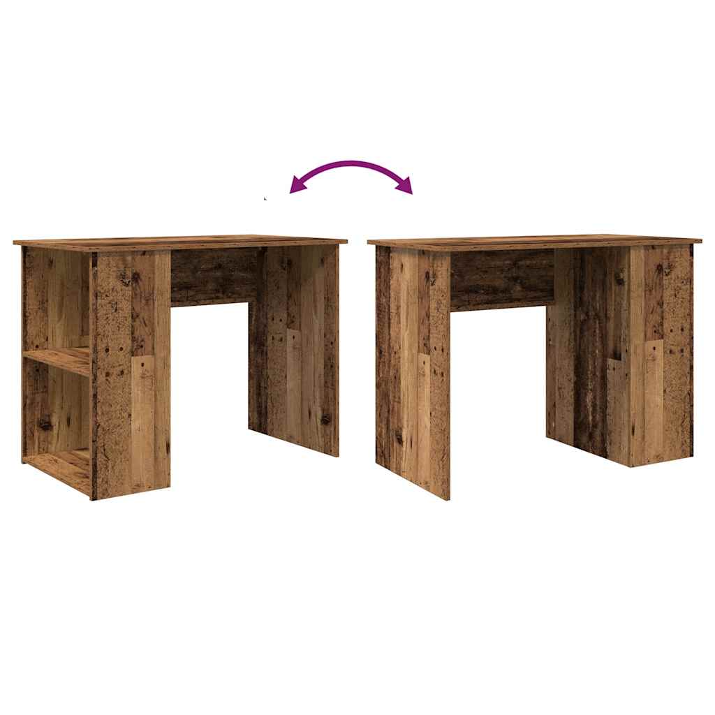 Bureau vieux bois 100x55x75 cm bois d'ingénierie - XIOS