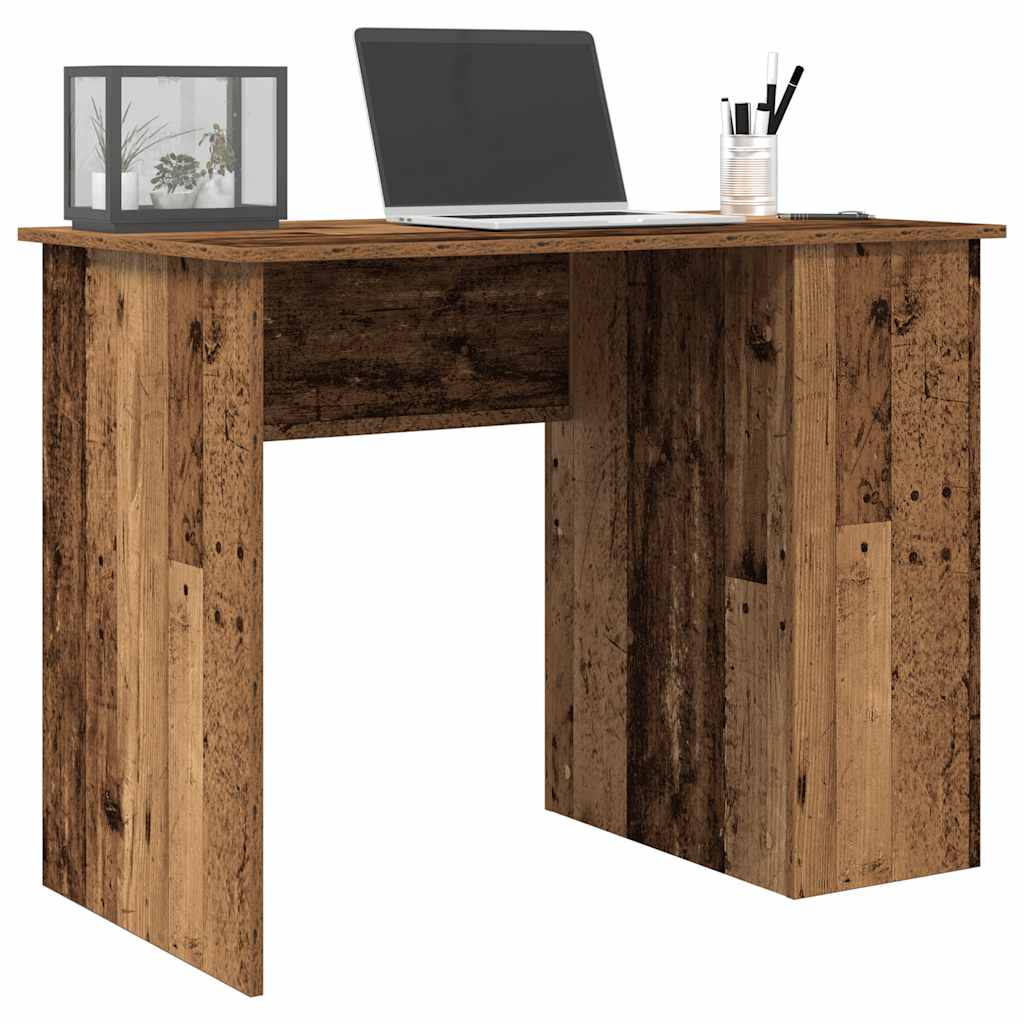 Bureau vieux bois 100x55x75 cm bois d'ingénierie - XIOS