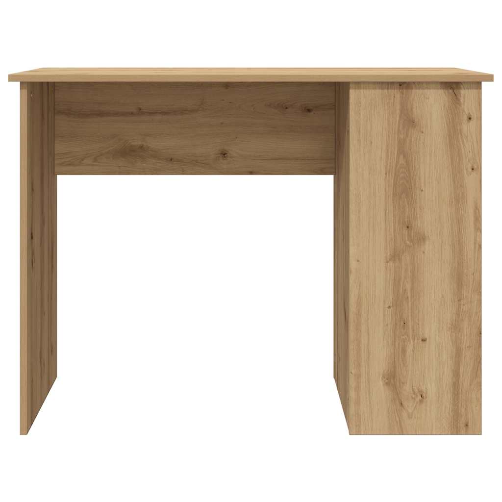 Bureau chêne artisanal 100x55x75 cm bois d'ingénierie - XIOS