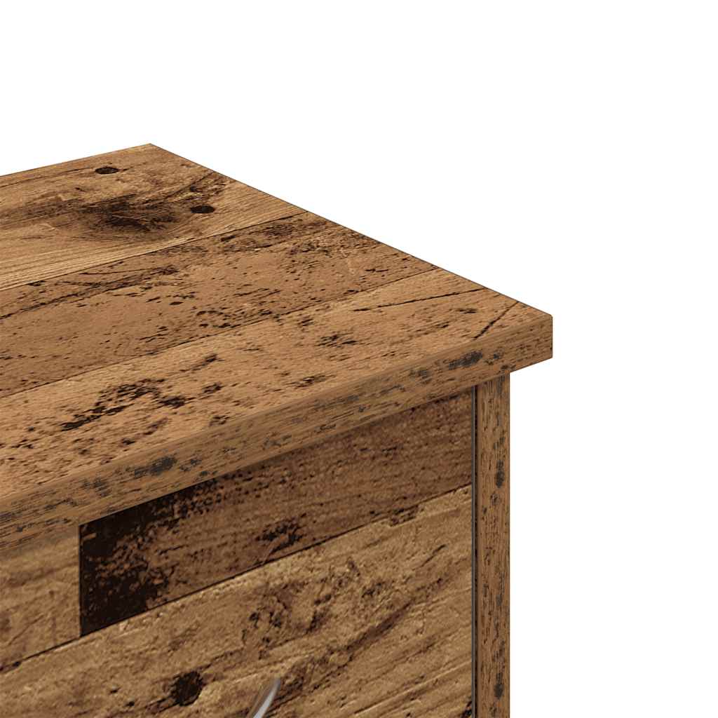 Armoire murale vieux bois 88x26x18,5 cm bois d'ingénierie - XIOS
