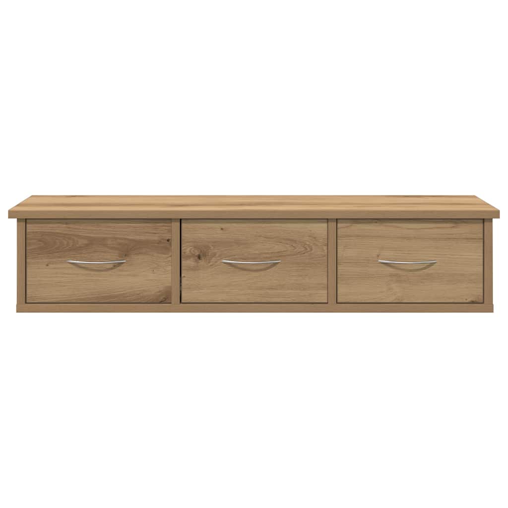 Armoire murale chêne artisanal 88x26x18,5 cm bois d'ingénierie - XIOS