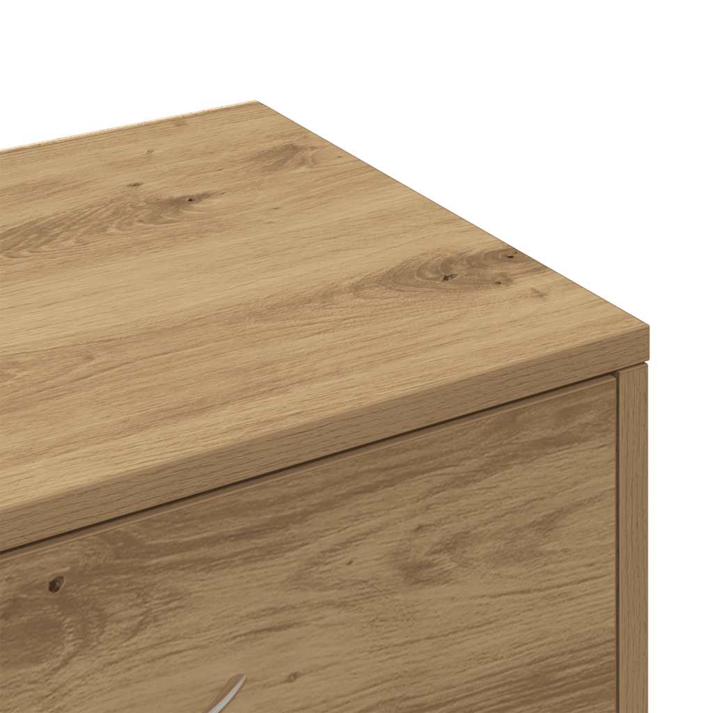 Buffet avec 6 tiroirs chêne artisanal bois d'ingénierie - XIOS