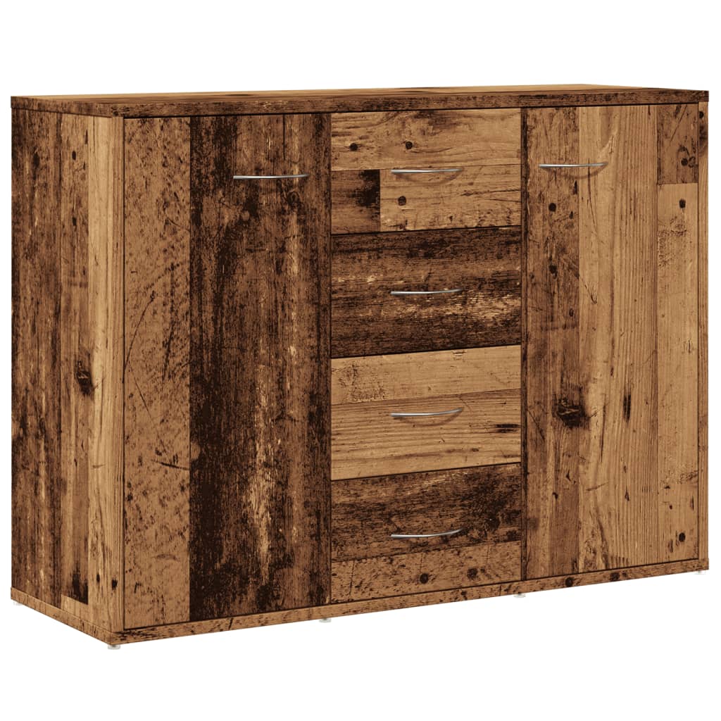 Buffet vieux bois 88x30x64 cm bois d'ingénierie - XIOS