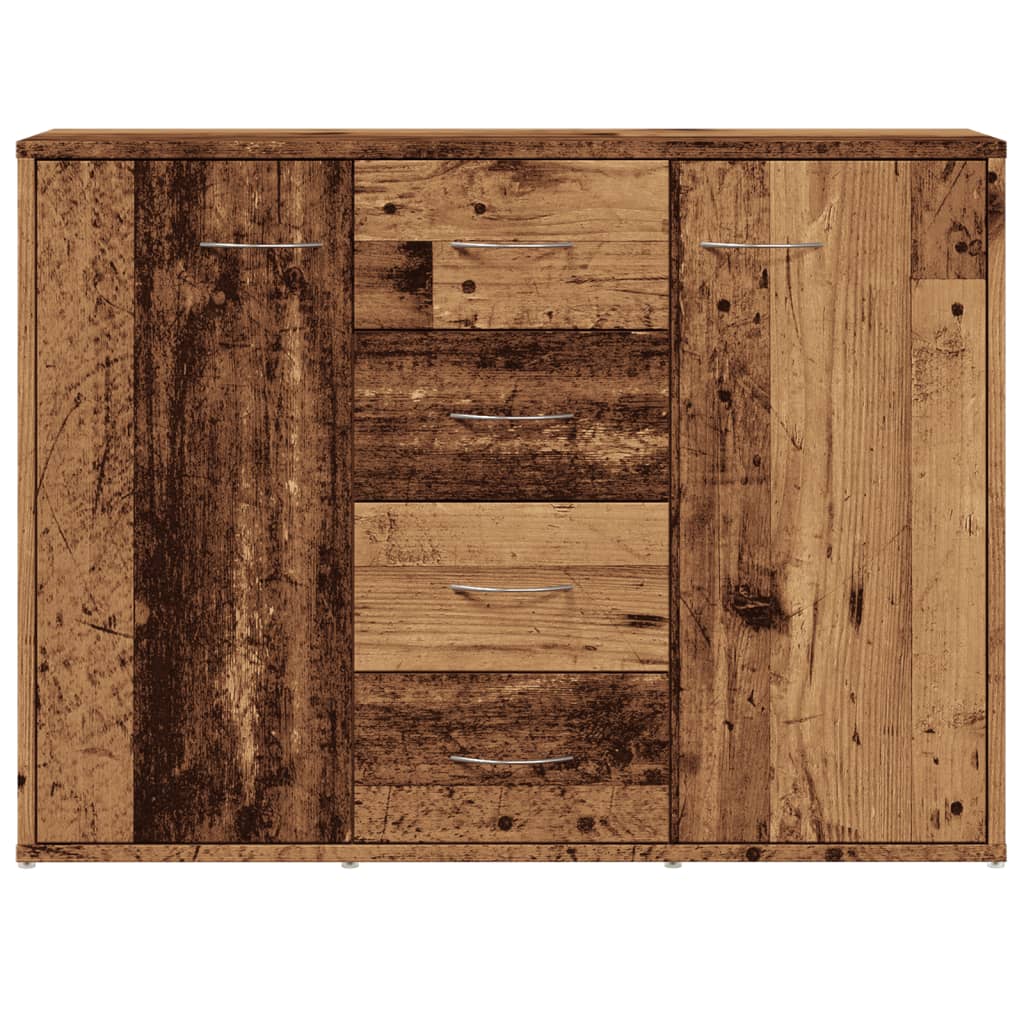 Buffet vieux bois 88x30x64 cm bois d'ingénierie - XIOS