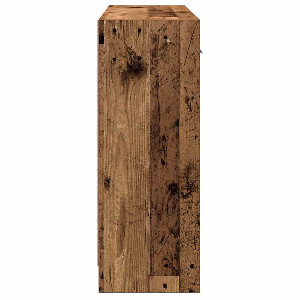 Buffet vieux bois 91x28x75 cm bois d'ingénierie - XIOS