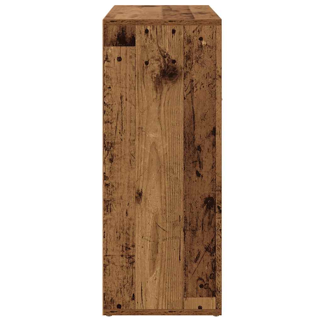 Buffet vieux bois 60x30x75 cm bois d'ingénierie - XIOS