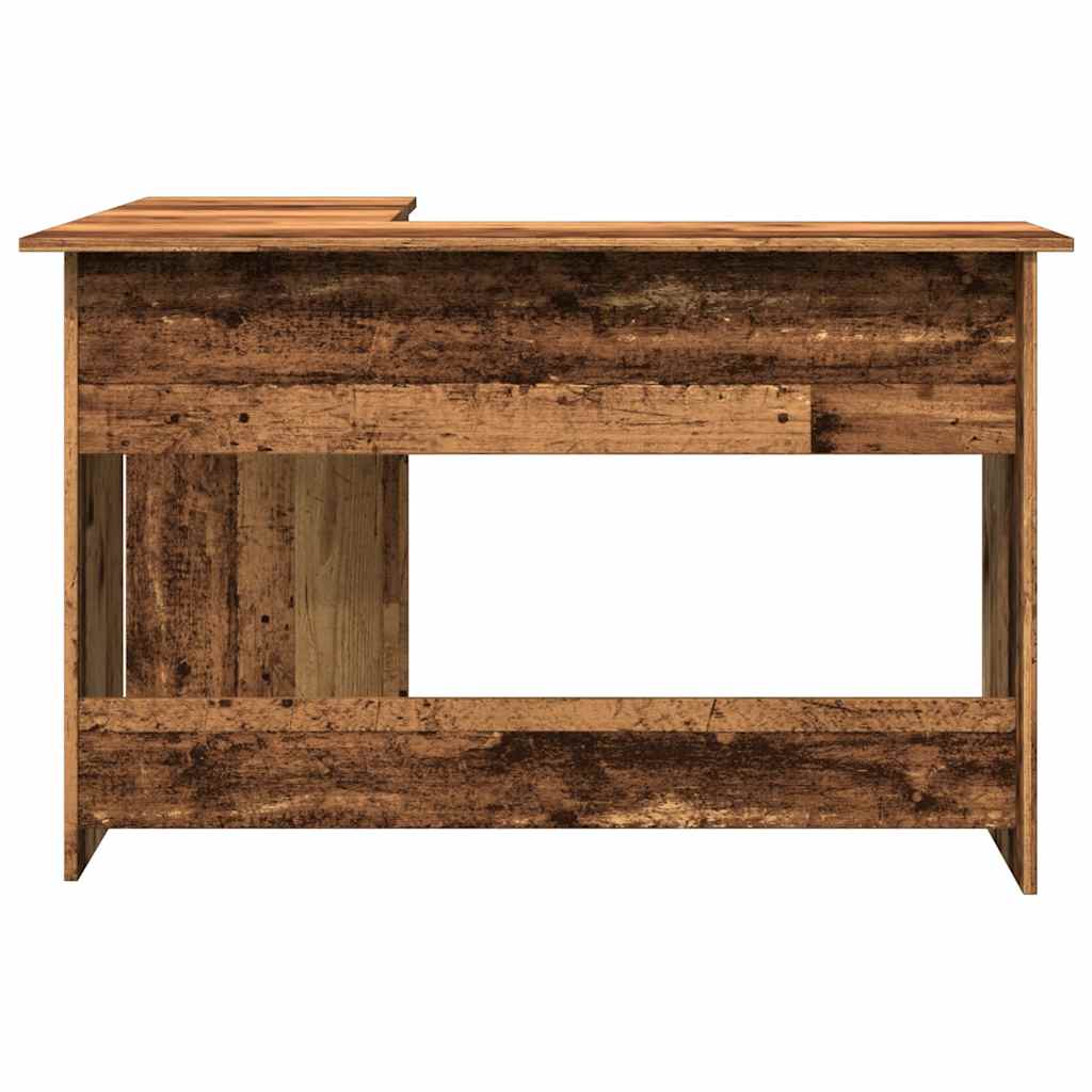 Bureau d'angle vieux bois 120x140x75 cm bois d'ingénierie - XIOS