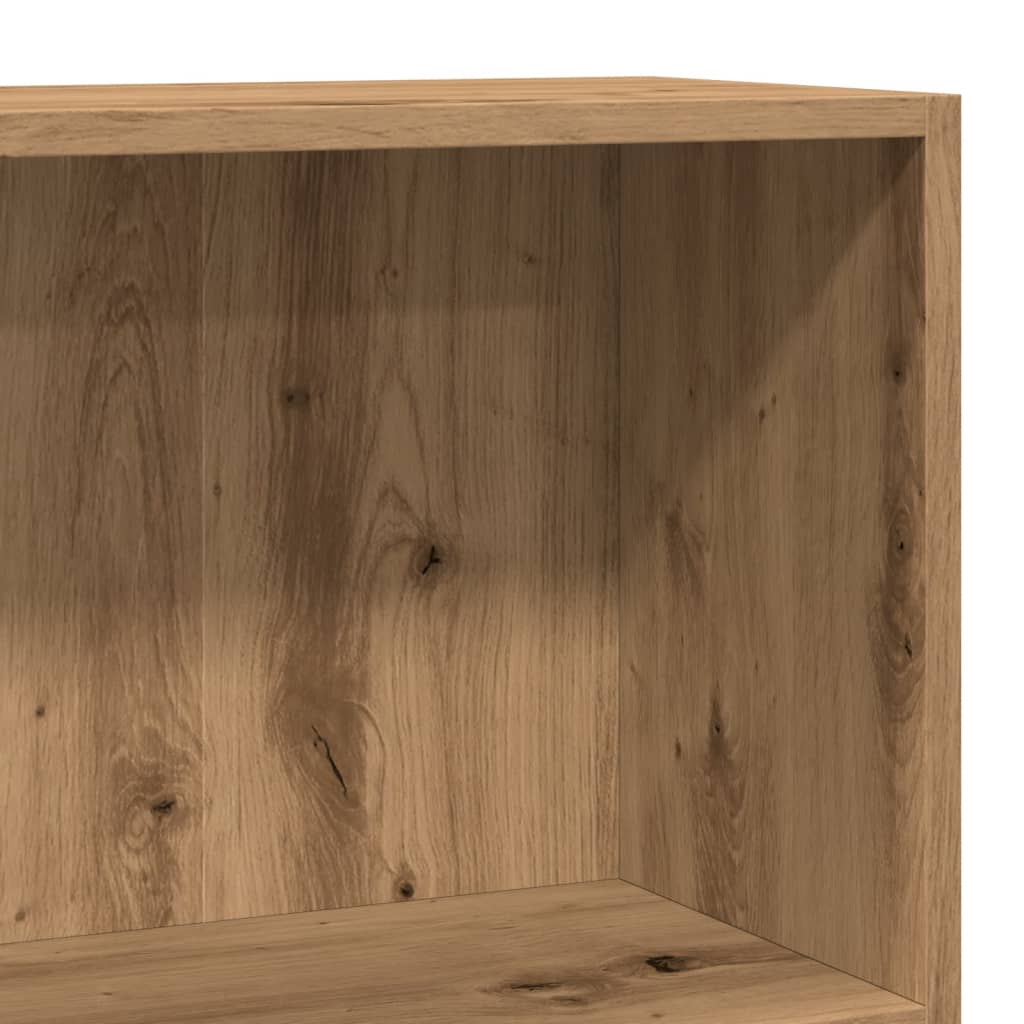 Bibliothèque chêne artisanal 60x24x76 cm bois d'ingénierie - XIOS