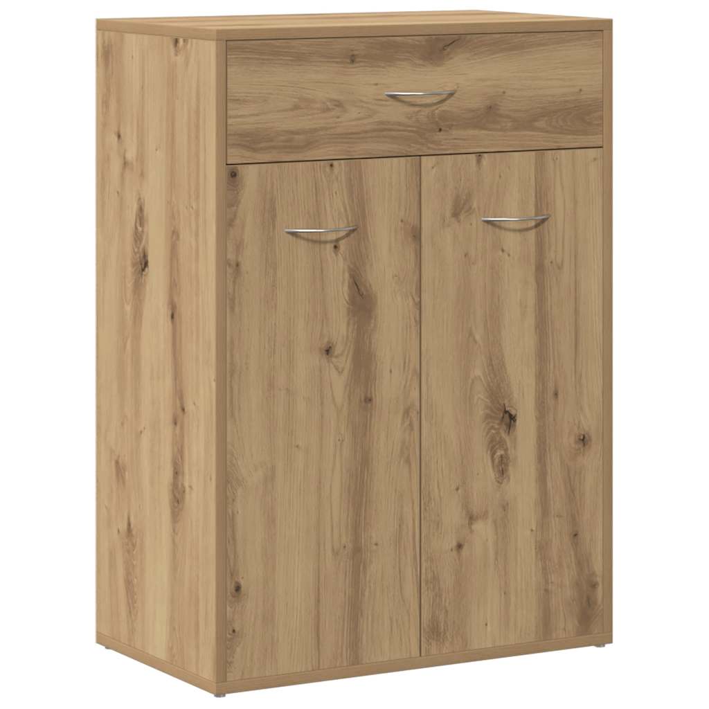 Armoire à chaussures chêne artisanal bois d'ingénierie - XIOS