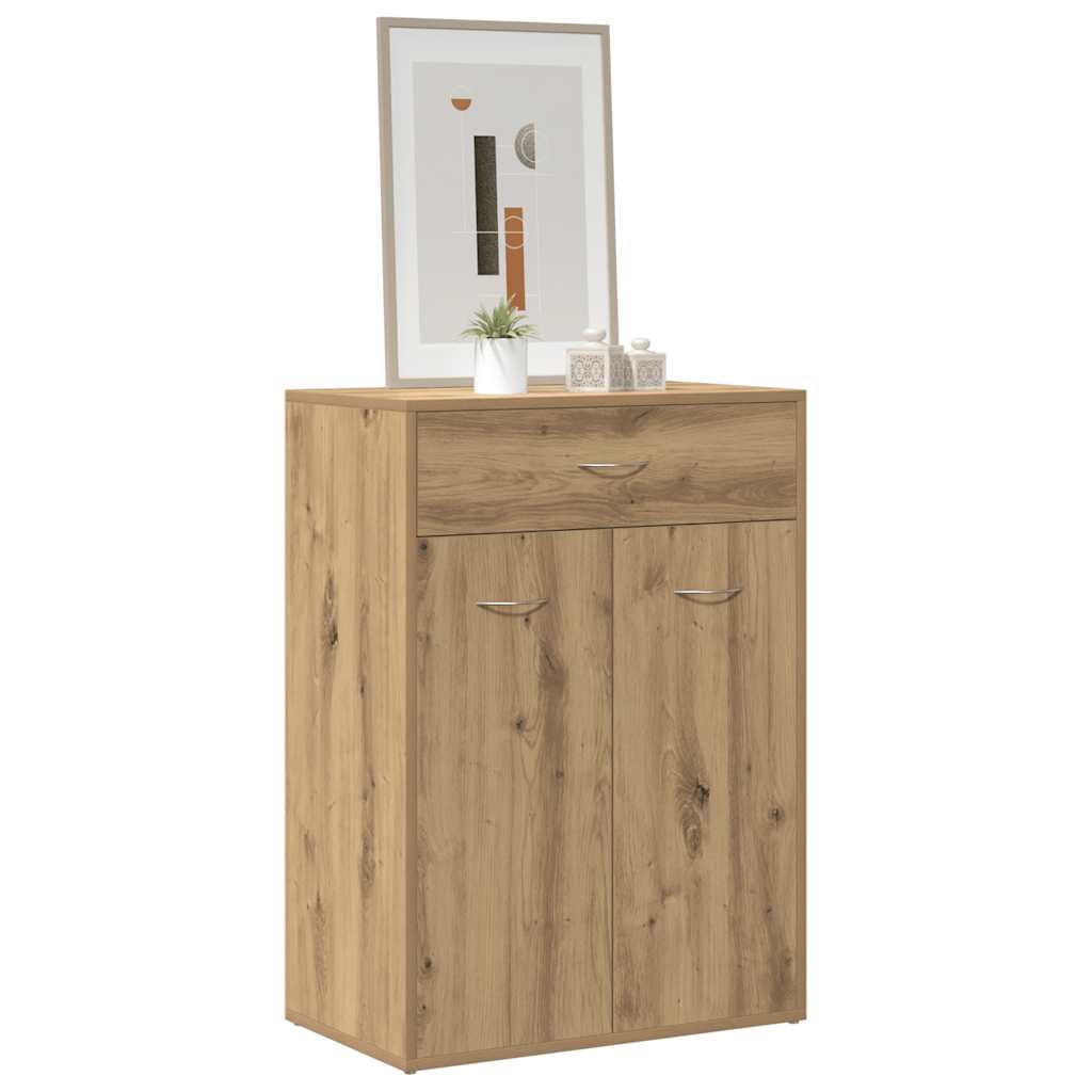 Armoire à chaussures chêne artisanal bois d'ingénierie - XIOS