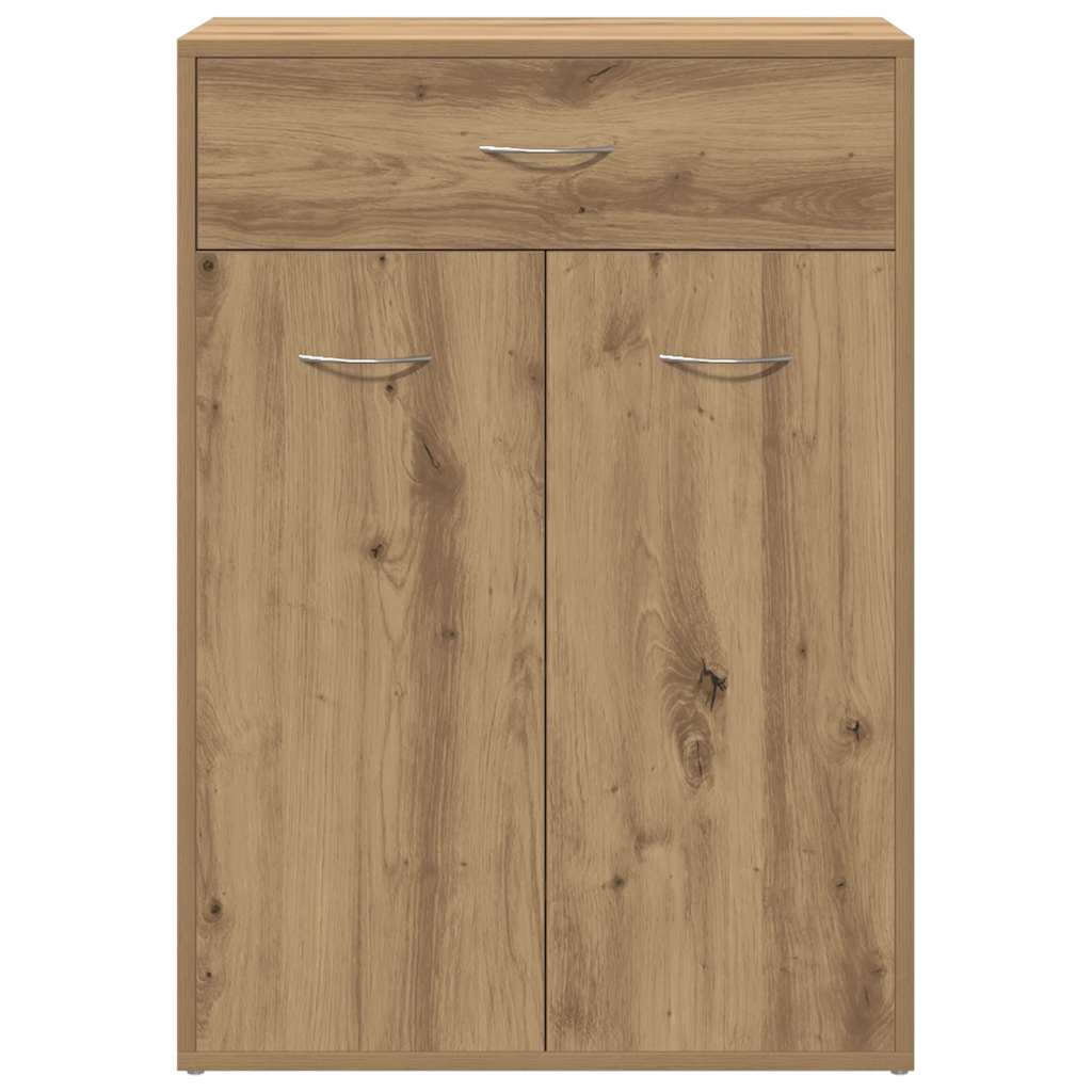 Armoire à chaussures chêne artisanal bois d'ingénierie - XIOS