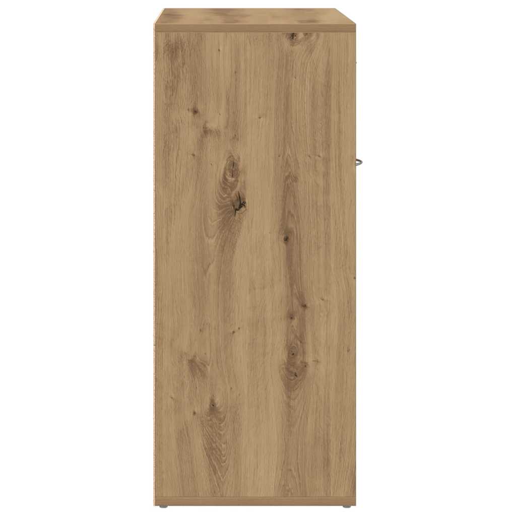 Armoire à chaussures chêne artisanal bois d'ingénierie - XIOS