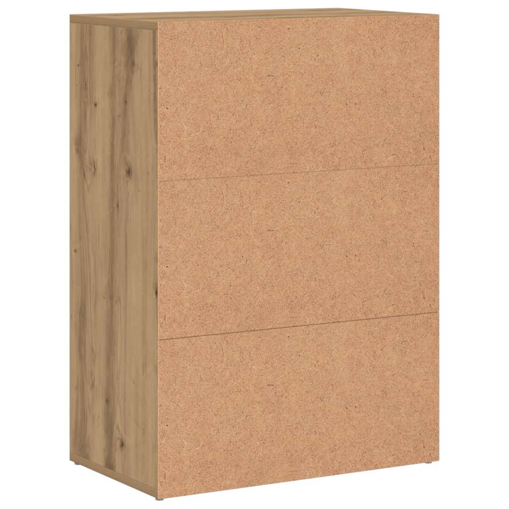 Armoire à chaussures chêne artisanal bois d'ingénierie - XIOS