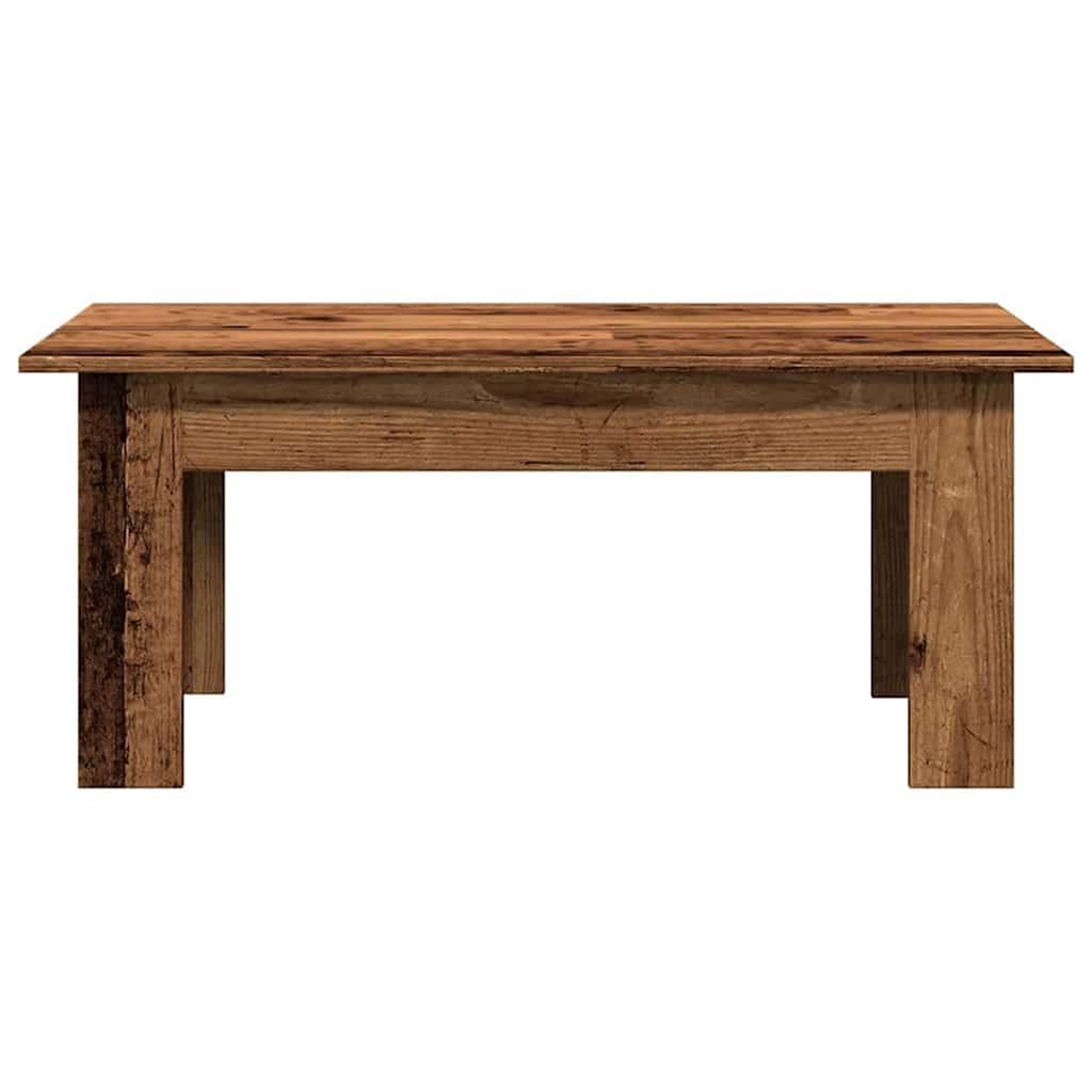 Table basse vieux bois 100x60x42 cm bois d'ingénierie - XIOS