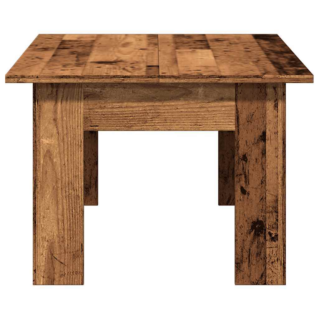 Table basse vieux bois 100x60x42 cm bois d'ingénierie - XIOS