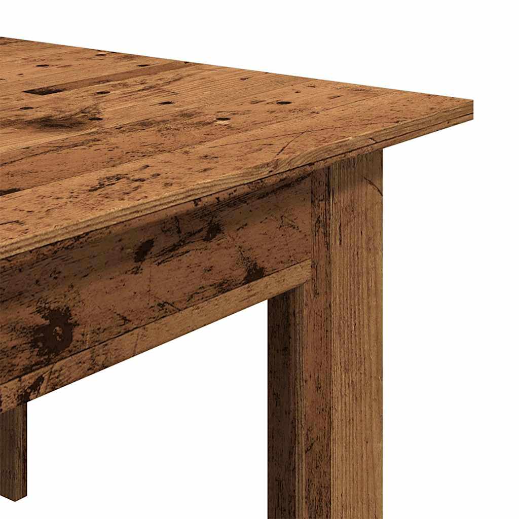 Table basse vieux bois 100x60x42 cm bois d'ingénierie - XIOS