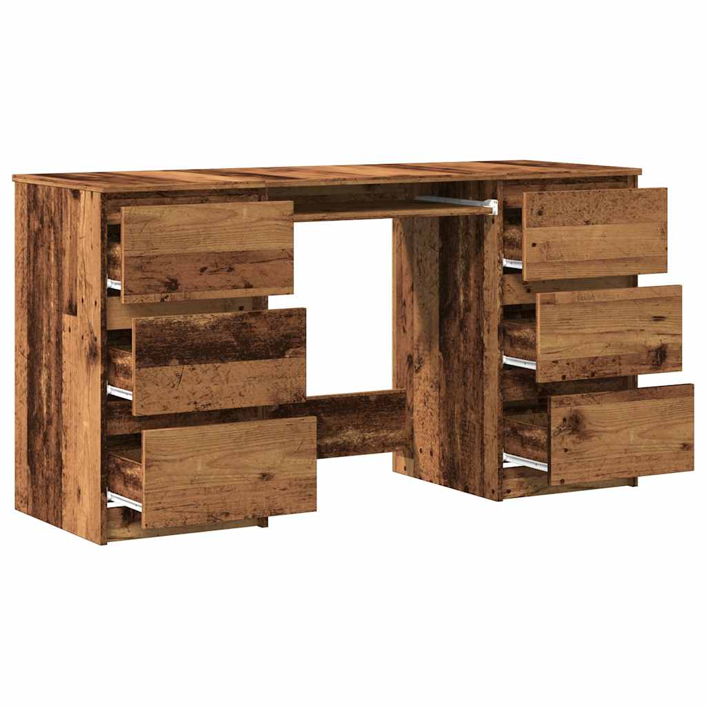 Bureau vieux bois 140x50x77 cm bois d'ingénierie - XIOS