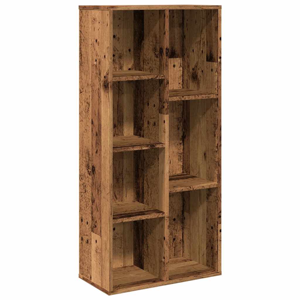 Bibliothèque vieux bois 50x25x104 cm - XIOS