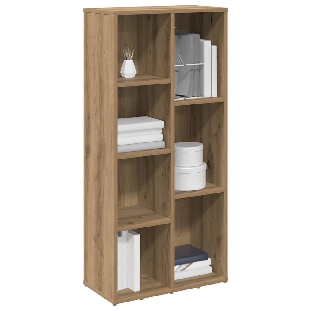 Bibliothèque chêne artisanal 50x25x104 cm - XIOS