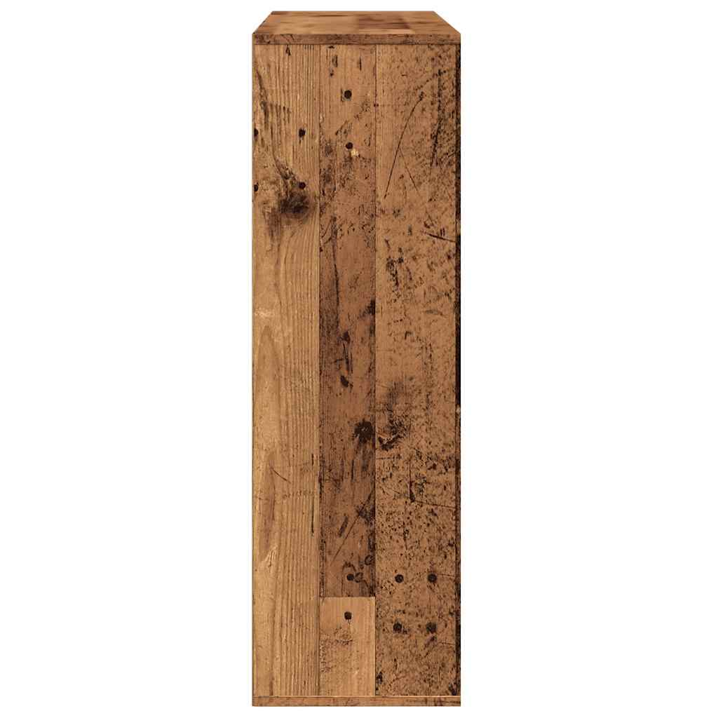 Armoire à livres vieux bois 98x29x97,5 cm - XIOS