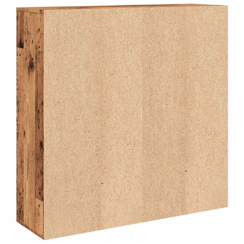 Armoire à livres vieux bois 98x29x97,5 cm - XIOS