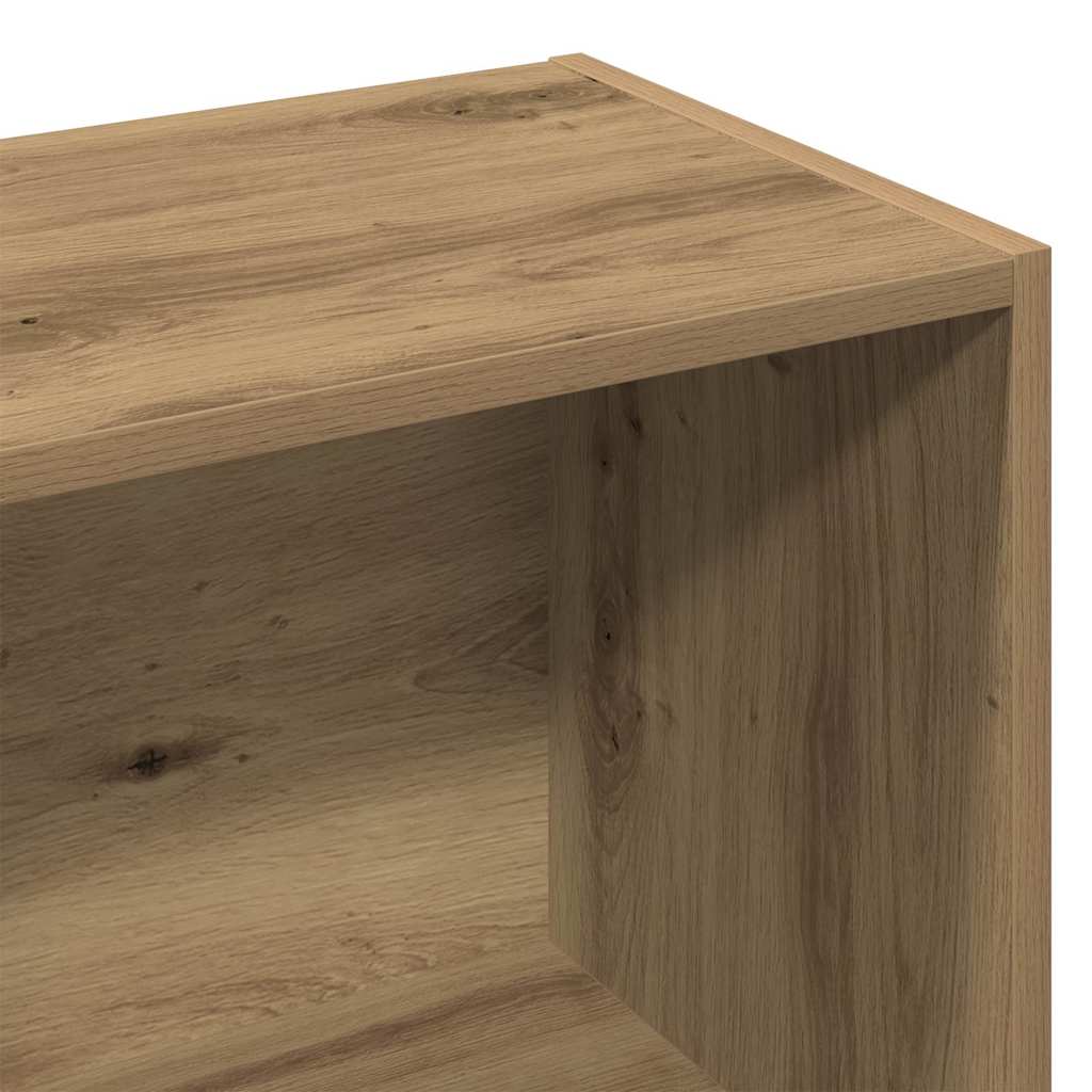 Armoire à livres chêne artisanal 98x29x97,5 cm - XIOS