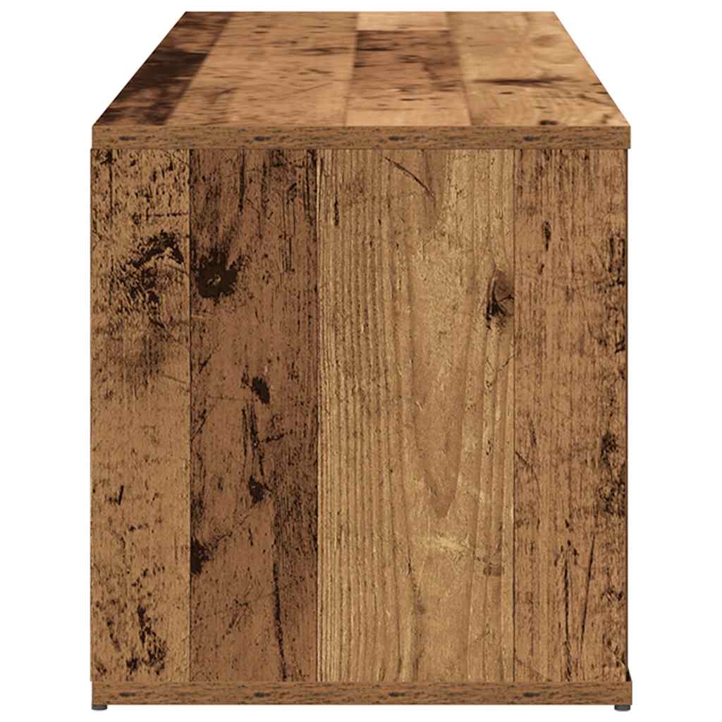 Meuble TV vieux bois 120x34x37 cm bois d'ingénierie - XIOS