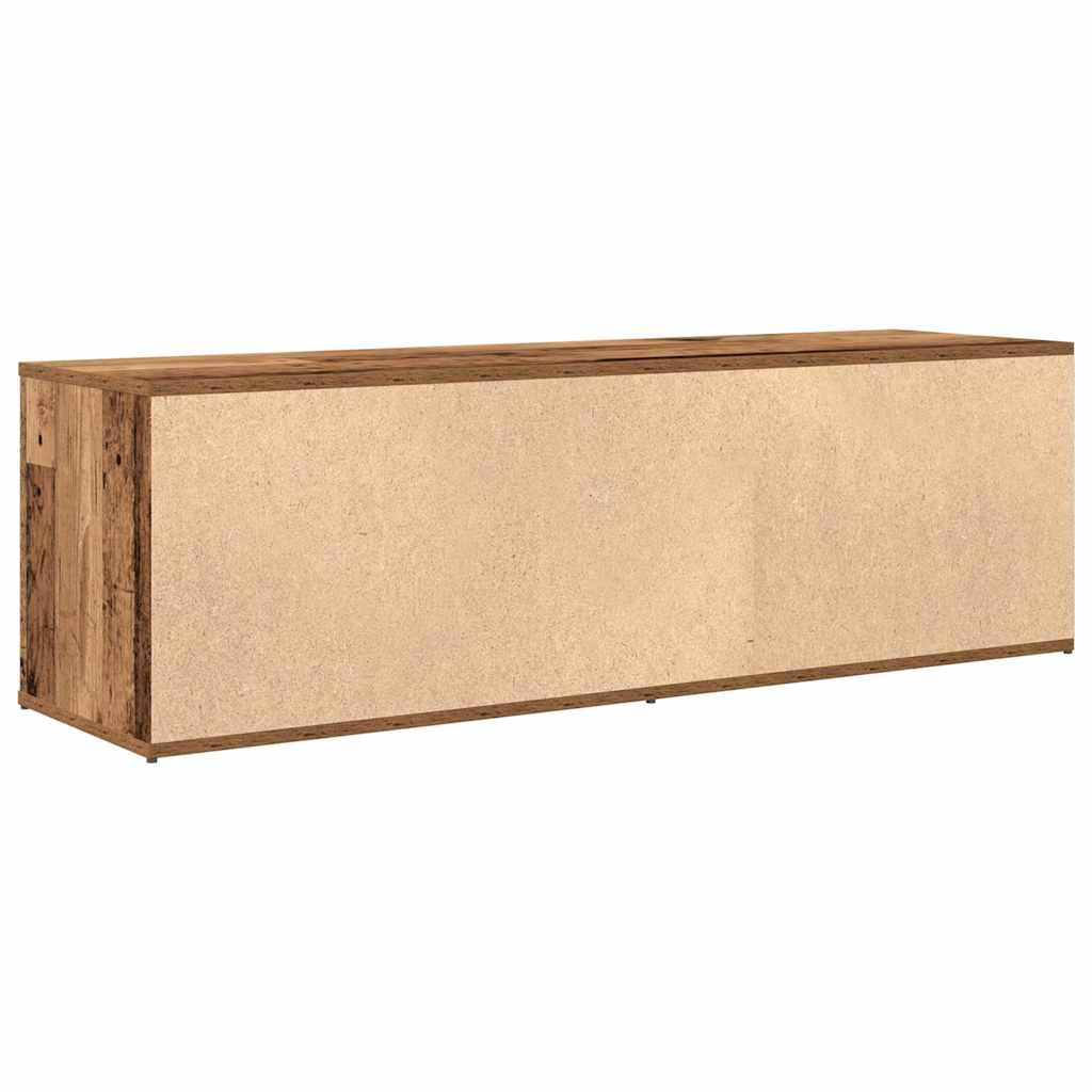 Meuble TV vieux bois 120x34x37 cm bois d'ingénierie - XIOS