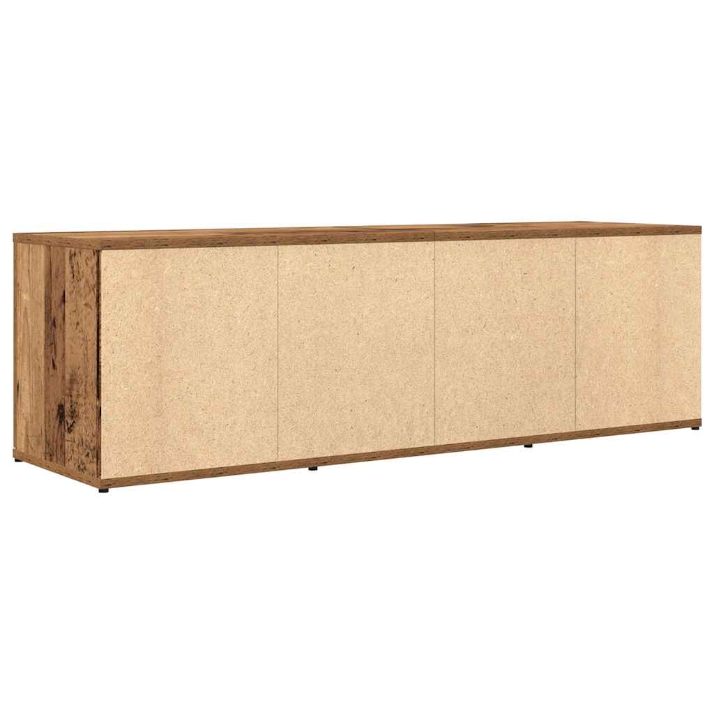 Meuble TV vieux bois 120x34x37 cm bois d'ingénierie - XIOS